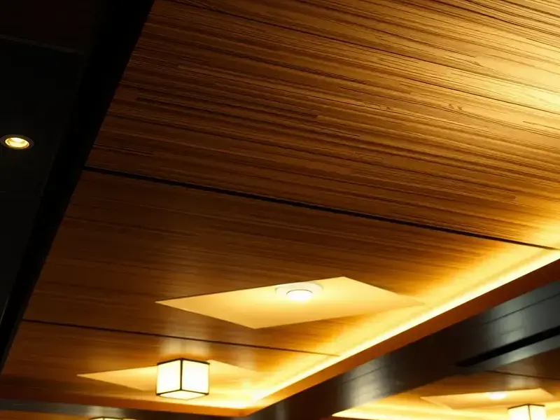 レストランの天井装飾