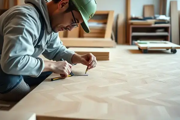 パーケット施工の詳細